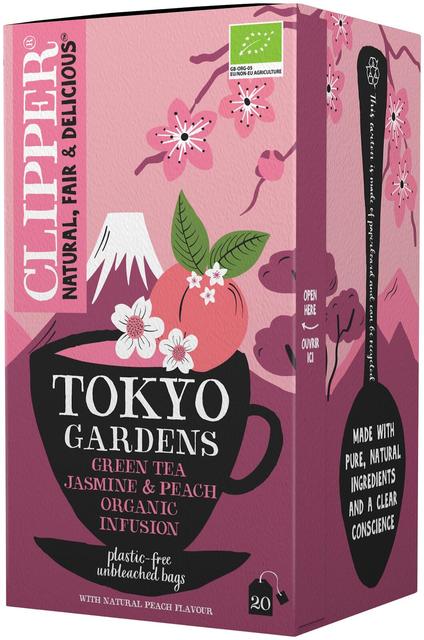 Clipper Luomu Tokyo gardens hauduke 20ps/40g