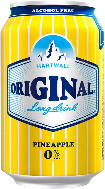 Hartwall Original Long Drink Pineapple 0% 0,33 l