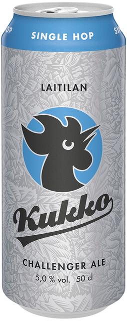 Laitilan Kukko Challenger Ale 5,0% 0,5L single hop olut