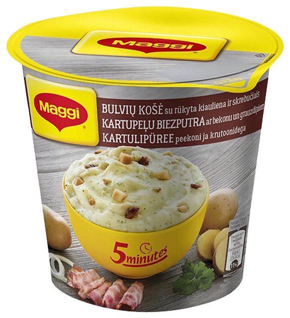 Maggi 5M kartulipuder peekoni&saiakuubikutega 53g (tops)