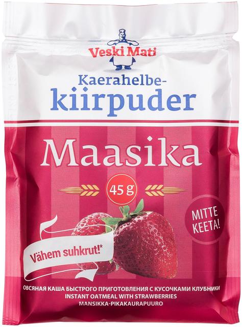 Veski Mati Kaerahelbe kiirpuder Maasika 45 g