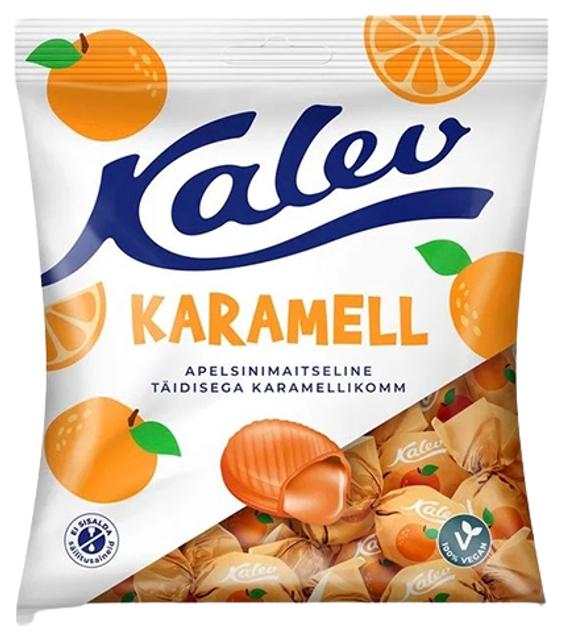 Kalev Caramel apelsinimaitselised täidisega karamellid 120 g