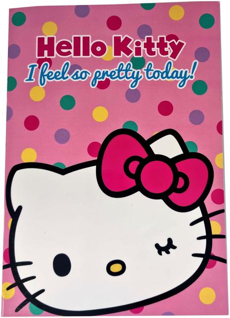Hello Kitty A5 nidottu vihko, 7x7mm ruuduilla, 60 sivua