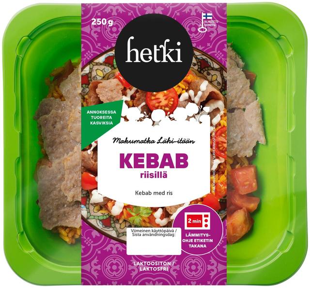 Fresh Hetki Kebab-ateria riisillä 250 g