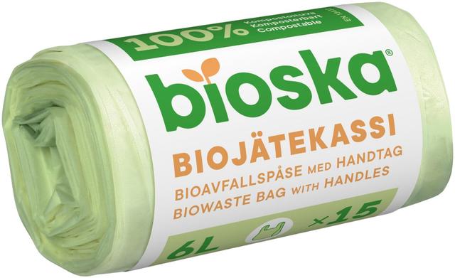 Bioska prügikott 6 l 15 tk, biolagunev