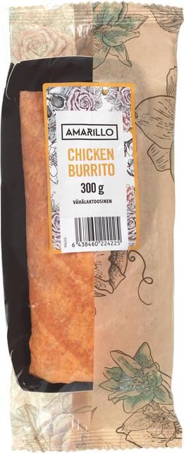 Amarillo Chicken burrito 300g