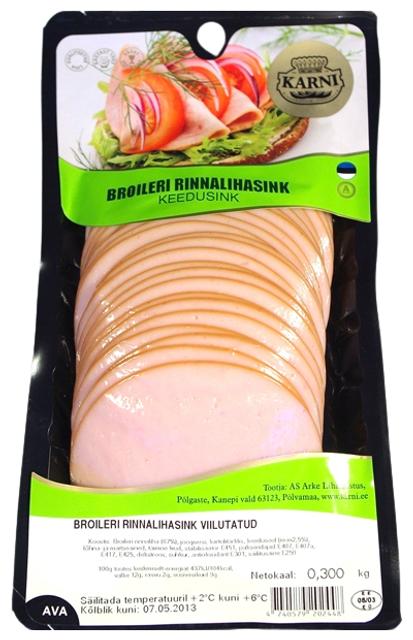 Broileri rinnalihasink viilutatud 300 g