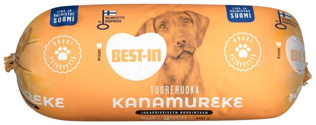 Best-In Kanamureke Koiran Tuoreruoka 900g