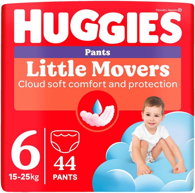 Huggies püksmähkmed Pants Little Movers 6 Boy 15-25kg 44tk