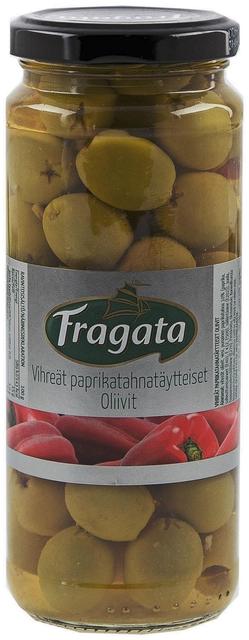 Fragata vihreä paprikatäytteinen oliivi 335/198g