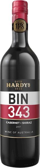 Hardys Bin 343 Cabernet Shiraz GT vein 13,5%vol 750ml