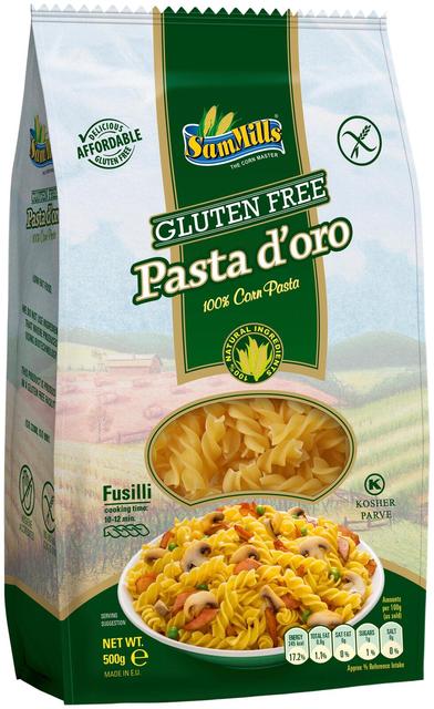 Gluteenivaba  maisijahust fusilli 0,5kg