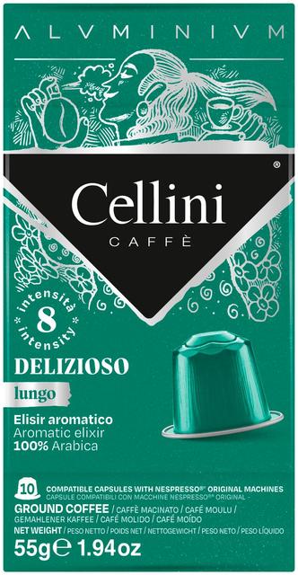 Cellini Lungo Deliz kahvikapseli 50g 10kpl