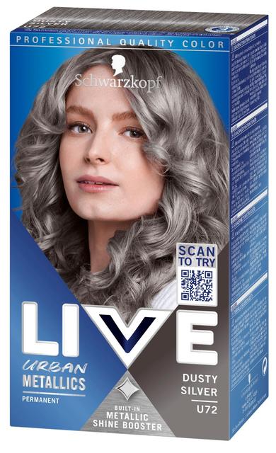 Schwarzkopf LIVE Urban Metallics U72 Dusty Silver hiusväri