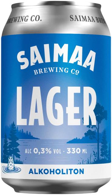 Saimaa Lager 0,3% olut 0,33l tölkki