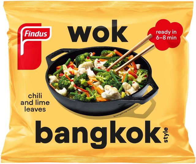 Findus Wok Bangkok Style 450g, pakaste