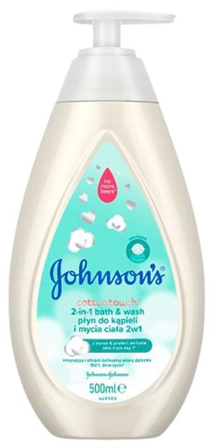 Johnson´s vannivaht dušigeel Cottontouch 2in1 beebidele, pumbaga 500 ml