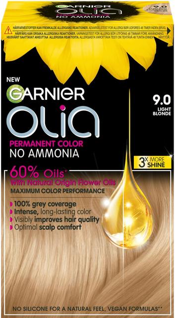 Garnier Olia 9.0 Light Blonde kestoväri 174ml