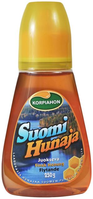 Korpiahon Suomi hunaja 250 g Juokseva