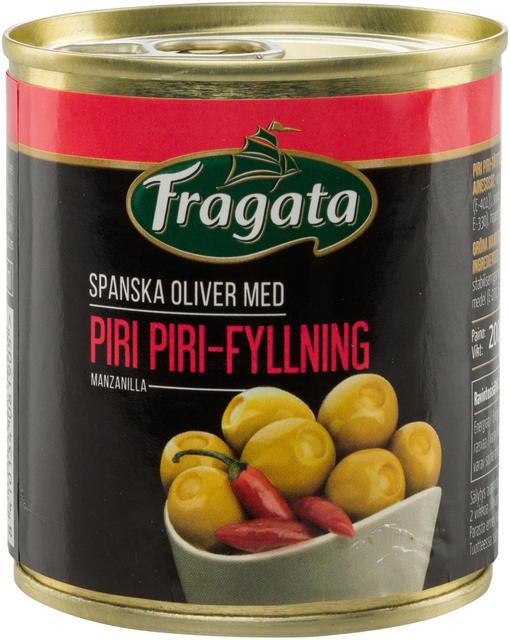 Fragata espanjalaisia oliiveja piri piri-täytteellä 200g/85g
