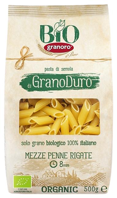 GRANORO BIO Penne rigate pasta 500g