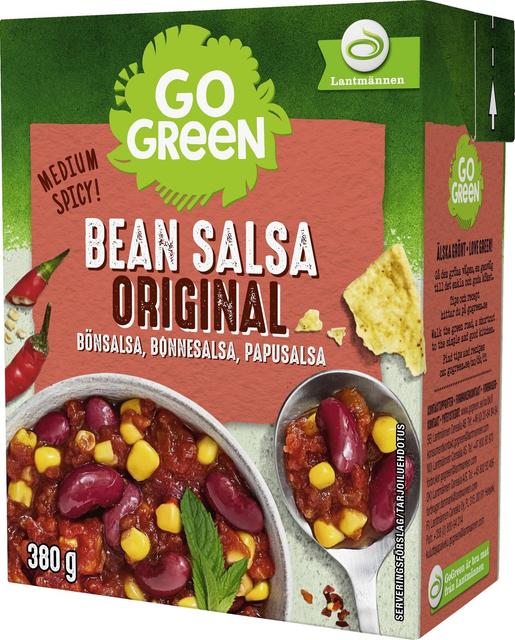 GoGreen Bean Salsa Original 380 g