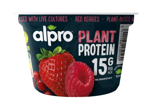 Alpro High Protein Red Berries, hapatettu soijavalmiste 200g