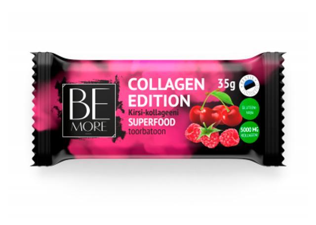 Collagen Edition Kirsi-kollageeni superfood toorbatoon Be More 35g