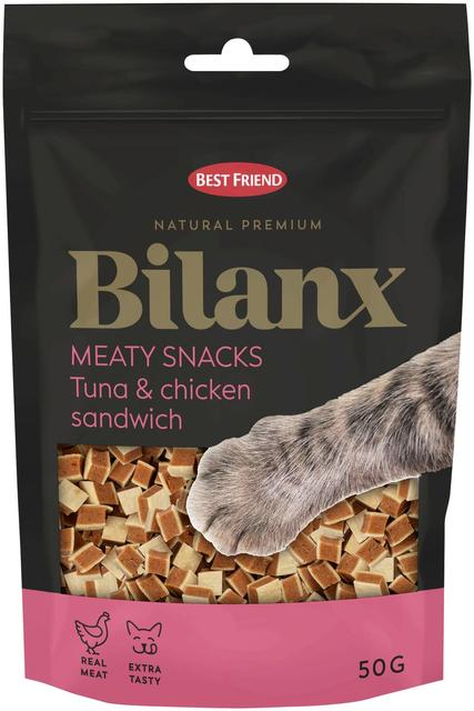 Best Friend Bilanx Meaty snacks tonnikala- & kanakerrosherkku 50 g