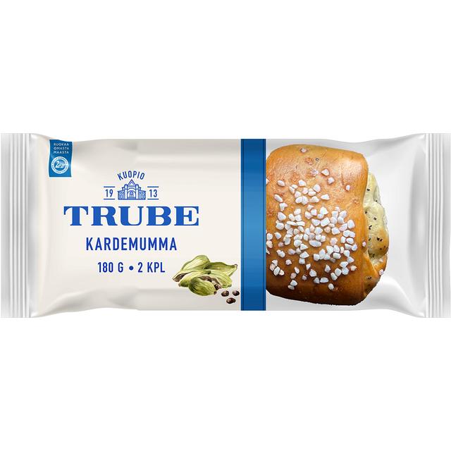 Trube Kardemummapuusti 2 kpl/180 g kardemummatäytteinen pulla