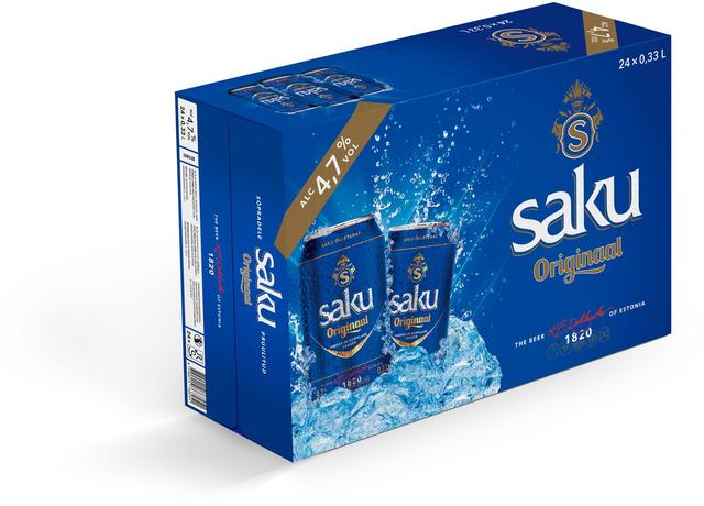 Saku Originaal õlu, 24 x 330 ml