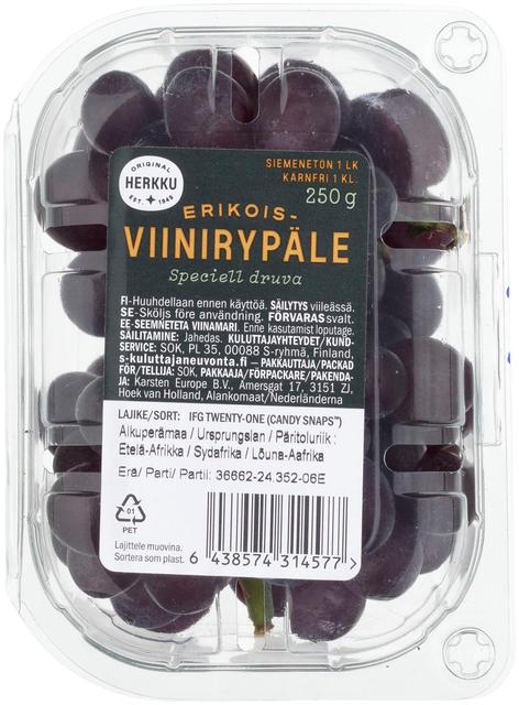 Viinamari Candy Snaps I klass 250 g