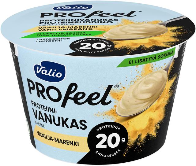 Valio PROfeel® proteiinivanukas 180 g vanilja-marenki laktoositon