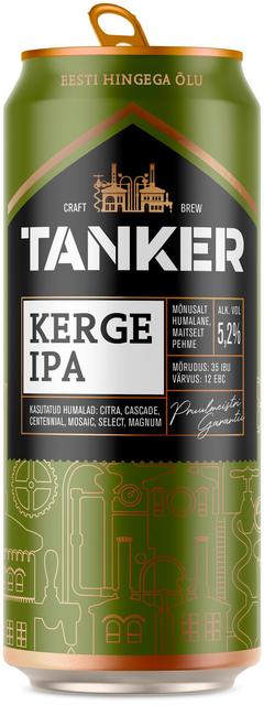 Tanker Kerge IPA õlu 5,2%vol 500ml