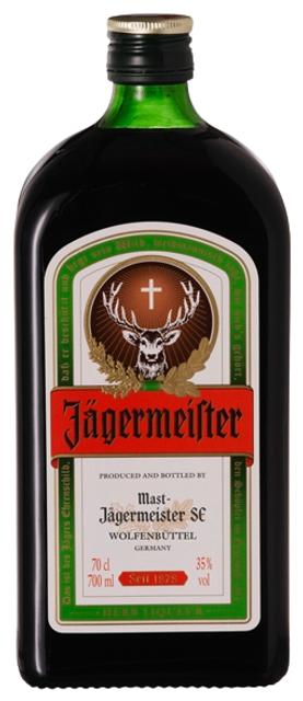 Jägermeister liköör 35%vol 700ml