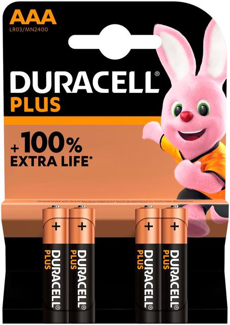 Duracell 4kpl Plus Power AAA alkaliparisto