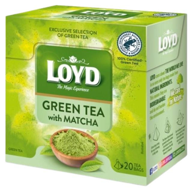 Roheline tee  LOYD Green Matcha, 20x1,5g