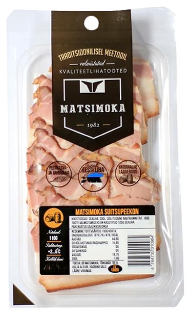 Matsimoka suitsupeekon viilutatud, 110g