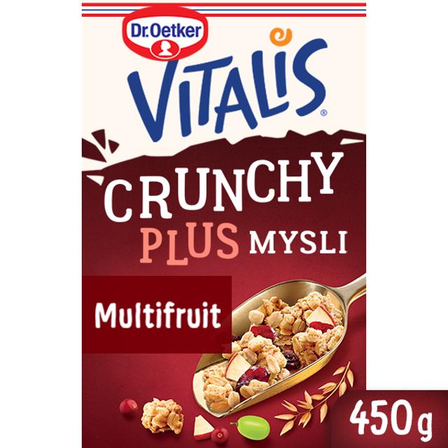 Dr. Oetker Vitalis Crunchy Plus Multifruit mysli 450 g