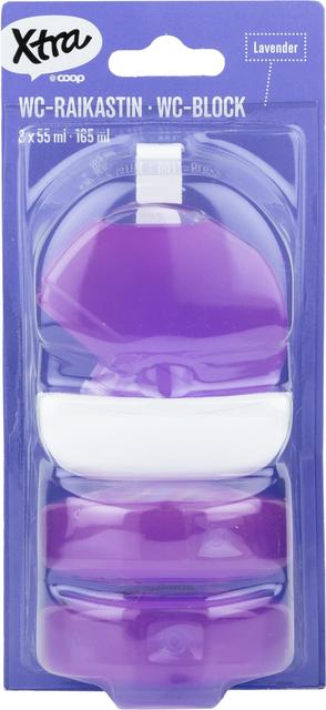 Xtra wc-raikastin Lavender 3 x 55 ml