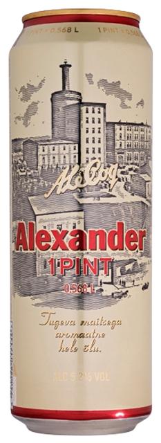 Alexander hele õlu 5,2%vol 568ml