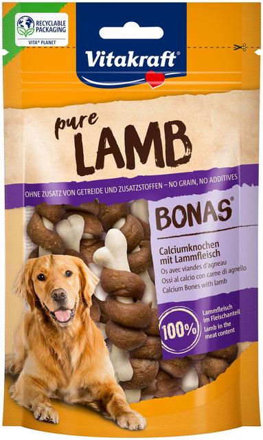 Vitakraft Bonas lammas kalsiumluut 80g