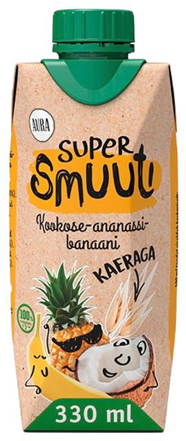 Aura supersmuuti kookos-ananassi-banaani 330ml