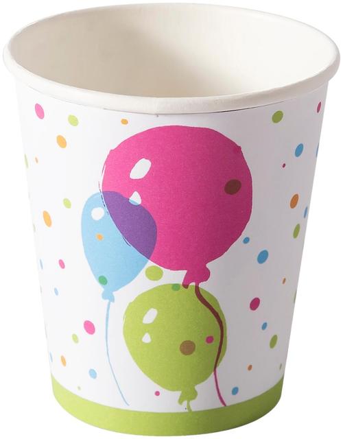 Duni Paper+ Design 10kpl 20cl Splash Balloon kartonkimuki