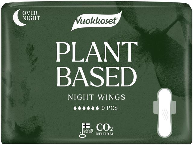 Vuokkoset Plant Based Night Wings yöside 9 kpl