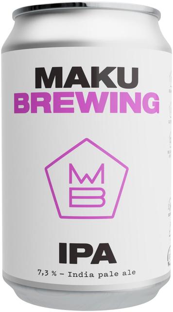 Maku Brewing 7.3% 0.33l IPA olut tlk