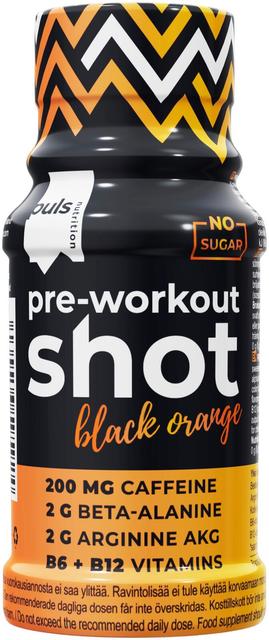 PULS PRE-Workout Shot Black Orange 60ml