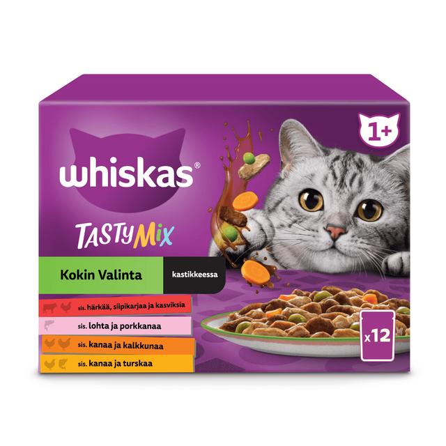 Whiskas Tasty Mix Kokin Valinta kastikkeessa (12 x 85 g)