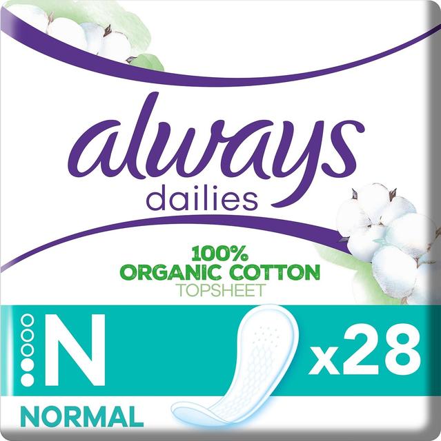 Always Daily Organic Cotton Normal pikkuhousunsuoja