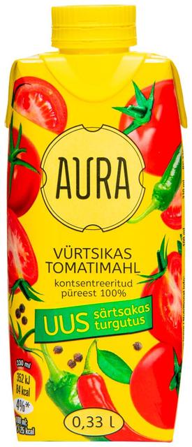 Aura vürtsikas tomatimahl 330ml